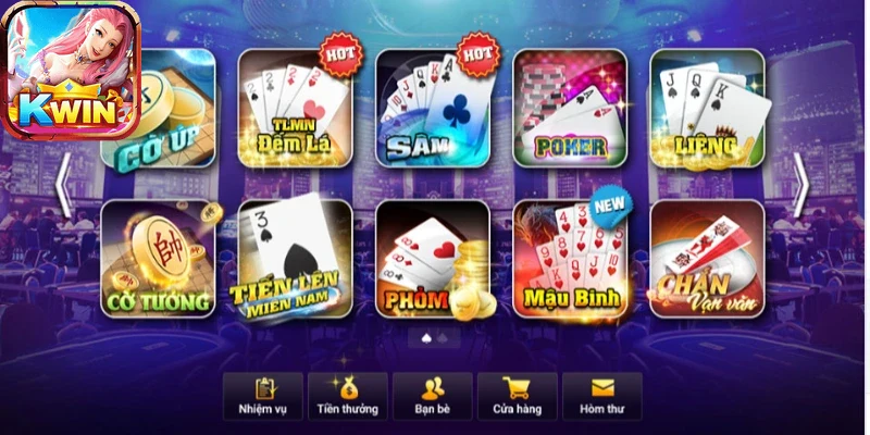 Người chơi trải nghiệm tính năng đổi thưởng siêu tốc trên game bài đổi thưởng kwin